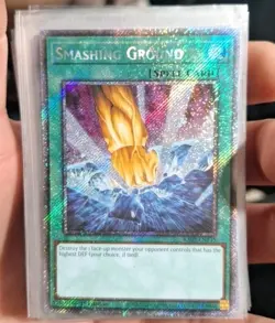 Yu-Gi-Oh! Smashing Ground RA03-EN135 Platinum Secret Rare 1st Edition - Image 1
