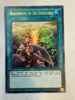YUGIOH- Banishment of the Darklords - BLRR-EN093 - Ultra Rare - 1st Edition - Image 1