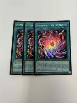 Yugioh OTS Tournament Pack 28 OP28-EN010 Mmentotlan Fusion x3 Playset - Image 1