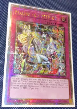 YUGIOH MALISS C MTP-07 QUARTER CENTURY SECRET RARE NM CRBR-EN022 - Image 1