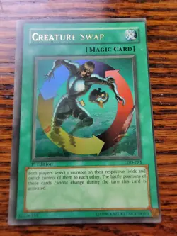 YUGIOH! CREATURE SWAP 1st Edition LOD-081 MP - Image 1