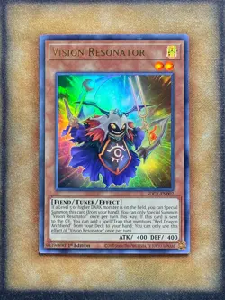 Yugioh Vision Resonator SDCK-EN002 Ultra Rare 1st Ed LP - Image 1