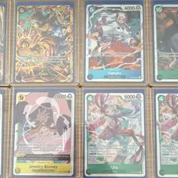 Bandai One Piece CCG OP-13 Card Lot (18) Full Art Foil Shanks Roger Garp Newgate - Image 3