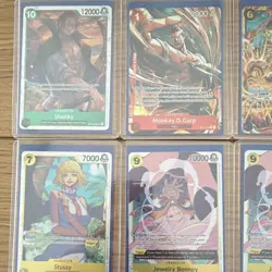 Bandai One Piece CCG OP-13 Card Lot (18) Full Art Foil Shanks Roger Garp Newgate - Image 4