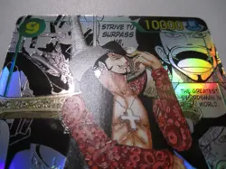 Dracule Mihawk Alt Art Manga Azure Sea's Seven One Piece OP14-119 English - Image 2