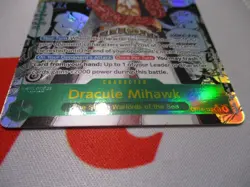 Dracule Mihawk Alt Art Manga Azure Sea's Seven One Piece OP14-119 English - Image 3