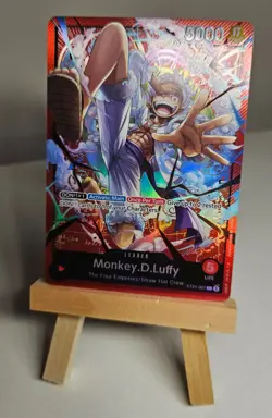 One Piece - Monkey.D.Luffy Foil ST21-001 - Pack Fresh - Image 1