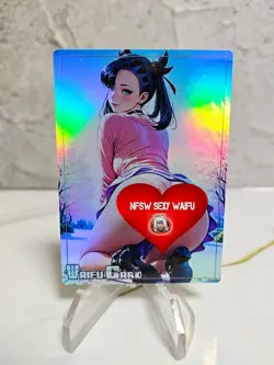 Marnie Trading Card Waifu Goddess Story Anime Girl holo Karte Manga Full Art - Image 1