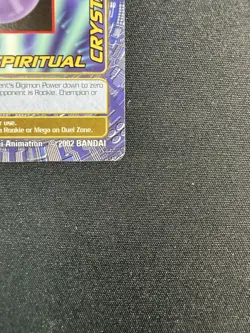 Spiritual Crystal BO-307 Digimon Digi-battle Series 6 Bandai Trading Card - Rare - Image 4