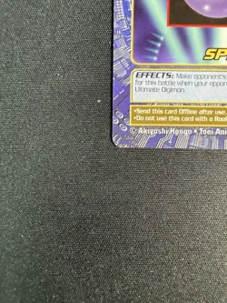 Spiritual Crystal BO-307 Digimon Digi-battle Series 6 Bandai Trading Card - Rare - Image 5