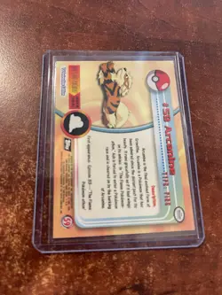 Topps Pokemon Trading Card TV Animation Edition Arcanine #59 - Image 2