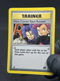 Here Comes Team Rocket! 15/82 Holo Rare Team Rocket Pokemon Card Unlimited - Image 3