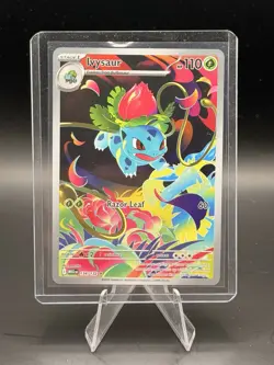 NM Ivysaur 134/132 Mega Evolution Illustration Rare Holo Pokemon Card - Image 1
