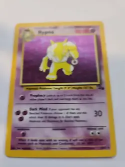 Hypno Fossil Set Holo Base Pokemon Card WOTC NM - Image 5