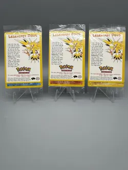 SEALED Pokemon Legendary Birds WOTC Promo 3 Card Set Zapdos Articuno Moltres - Image 1