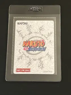 Kayou Naruto Shippuden Uzumaki Promo Card PSA Magazine Exclusive Limited Edition - Image 2
