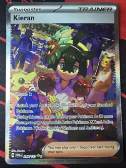 Kieran Sv06: Twilight Masquerade Holo Card 218/167 Near Mint Condition - Image 1