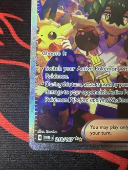 Kieran Sv06: Twilight Masquerade Holo Card 218/167 Near Mint Condition - Image 4