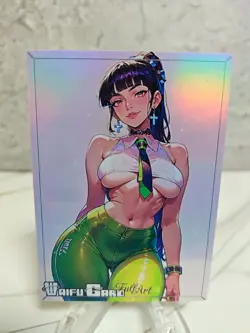 Eve Stellar Blade Trading Card Waifu Goddess Story Anime Girl holo Karte Manga - Image 1