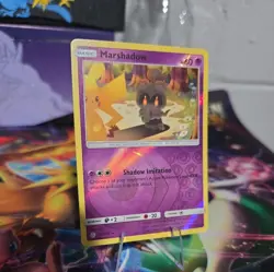 Marshadow 103/236 Sun & Moon Cosmic Eclipse Reverse Holo Pokemon Card NM - Image 1
