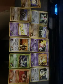 Pokemon TCG Lot Of 11 Vintage 1998 Gym heroes Japanese Cards. Great Condition - Image 1