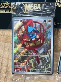 SEALED Riolu & Alakazam Mega Evolution ETB Pokemon Promo Cards & Player Guides - Image 2