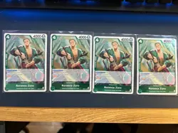 One Piece PRB02 Zoro English Playset PRB02-006 4 Card Premium Set Best Vol.2 - Image 1