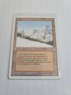 MTG Taiga 1994 Revised Vintage Dual Land Magic Card MP Reserved List - Image 3