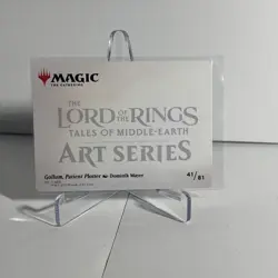 Gollum, Patient Plotter Art Card (Gold-Stamped Signature) Art Series: Universes - Image 2