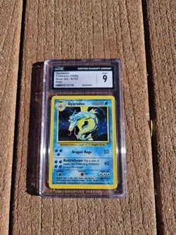 CGC 9 Gyarados Holo Rare Base Set 1999 Pokemon Card #6 - Image 1