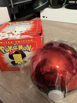Pokemon Mewtwo 23k Gold Plated Trading Card Pokeball Burger King Never Opened - Image 2