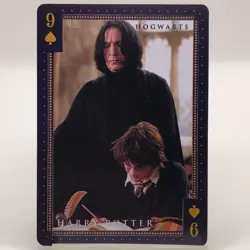 Harry Potter Tully's Coffee Severus Snape Spades 9 Playing Cards Japan F/S - Image 1