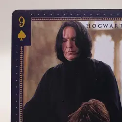 Harry Potter Tully's Coffee Severus Snape Spades 9 Playing Cards Japan F/S - Image 2