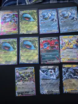 Lot of 11 Pokemon EX Trading Cards - Modern - Image 1