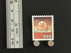 Diglett Pokemon Stamp Card Japanese Shogakukan Nintendo Game Anime TCG J - Image 2