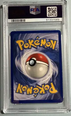 Pokemon Card Base Set 1st Edition Machop Shadowless 52/102 PSA 5 - Image 2