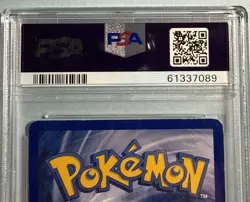 Pokemon Card Base Set 1st Edition Machop Shadowless 52/102 PSA 5 - Image 4