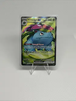 Pokemon Venusaur EX Holo Ultra Rare TCG Card 182/165 Scarlet & Violet 151 - Image 1