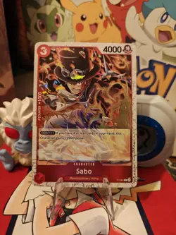 Sabo (Foil) P-044 P ONE PIECE Card The Best 2 - ONE PIECE CCG Eng. NM See Pics - Image 1