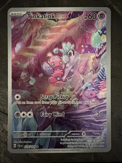 Tinkatink Holo Pokemon TCG Paldea Evolved Illustration Rare Card 216/193 Sv02 - Image 1