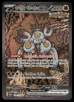 Pokemon Cards Sandy Shocks ex 159/131 Prismatic Evolutions NM - Image 1