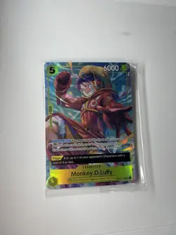 One Piece CCG Monkey D Luffy Sealed Promo Card #OP07-109 - Image 1