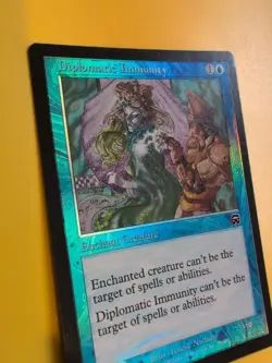 Diplomatic Immunity Mercadian Masques FOIL MTG card. Old Vintage. - Image 3