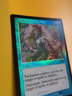 Diplomatic Immunity Mercadian Masques FOIL MTG card. Old Vintage. - Image 4