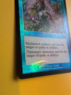 Diplomatic Immunity Mercadian Masques FOIL MTG card. Old Vintage. - Image 5