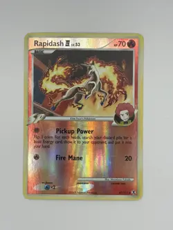 Rapidash Reverse Holo 47/111 2009 Pokemon Card NM-LP - Image 4
