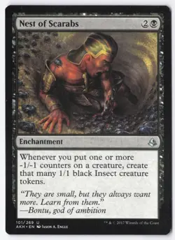 Nest of Scarabs Normal U Amonkhet 101 NM - Image 1