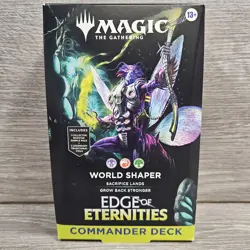 MTG World Shaper Edge of Eternities Commander Deck Magic The Gathering Sealed - Image 1