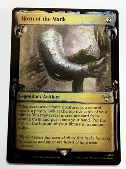 MTG Horn of the Mark FOIL Scroll Showcase Tales of Middle-Earth LTR 0692 LOTR - Image 1