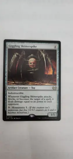 Giggling Skitterspike Commander: Duskmourn: House of Horror Regular - Image 1